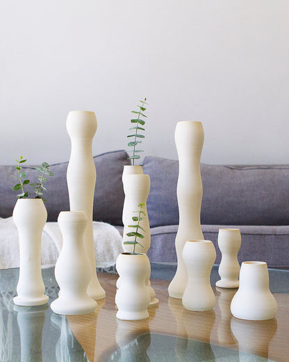 One-of-a-Kind Ceramic Candle Holders | Ivory Candles atacama home